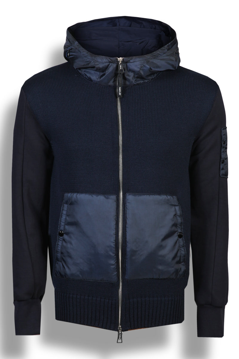 GHEDI TASK F26MGT454 Full Zip Hoodie