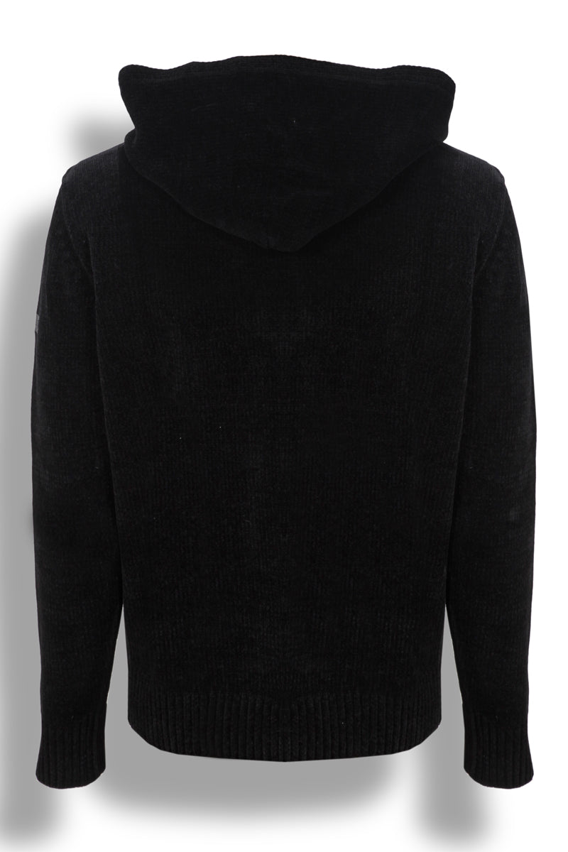 Felpa in Maglia con Cappuccio LOCK F26MGM509