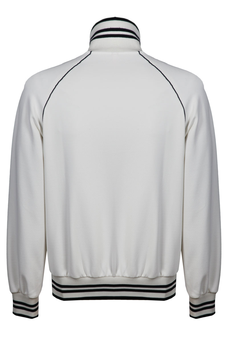 Felpa full zip EDWIN FLEECE T.811 S26SW751 in lycra nido d'ape