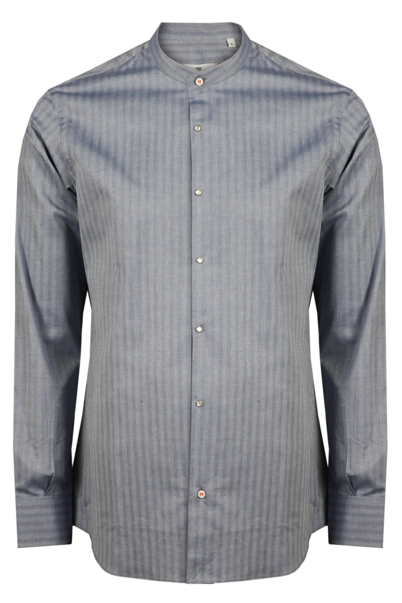 Camicia in cotone collo coreana SEUL T.775 S26CM3516
