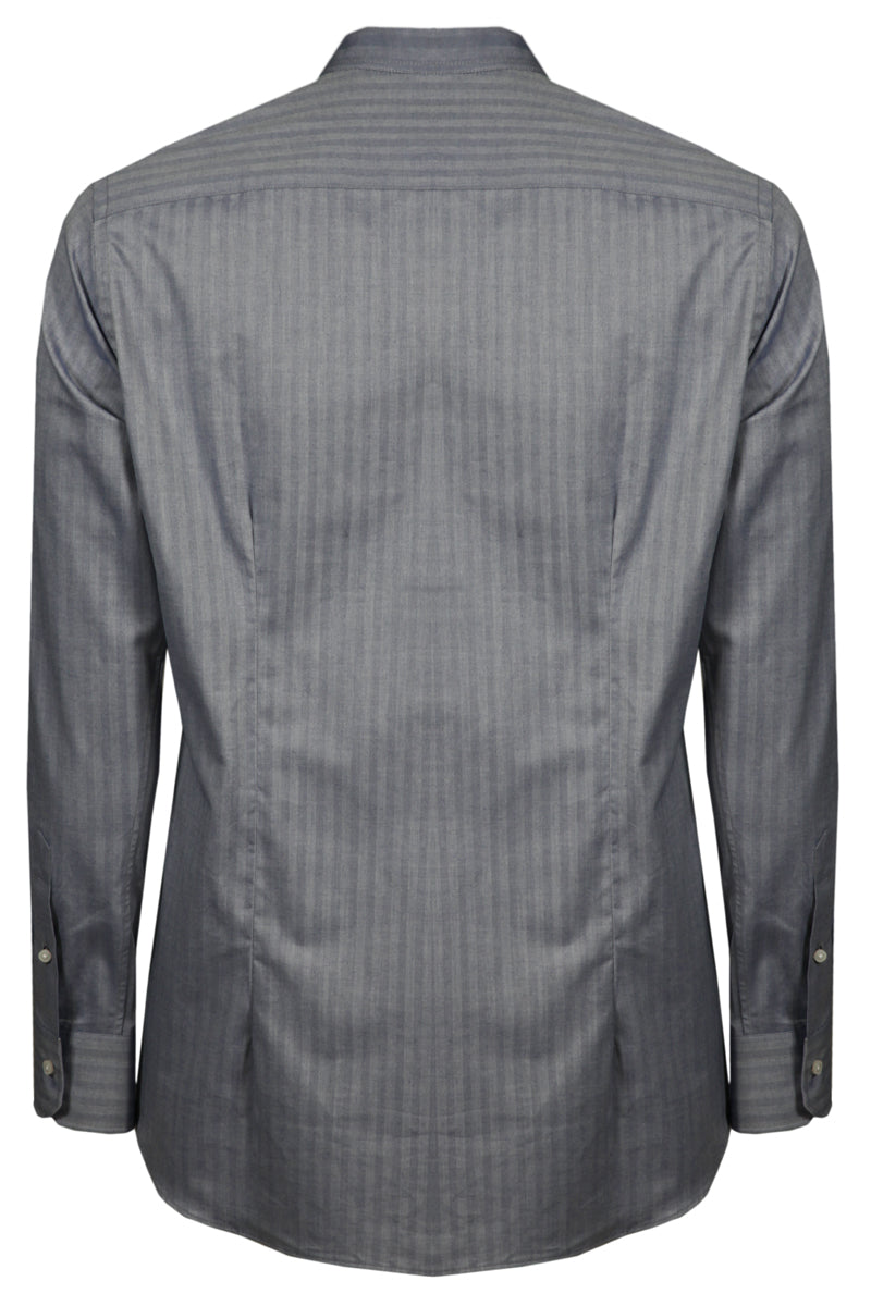 Camicia in cotone collo coreana SEUL T.775 S26CM3516