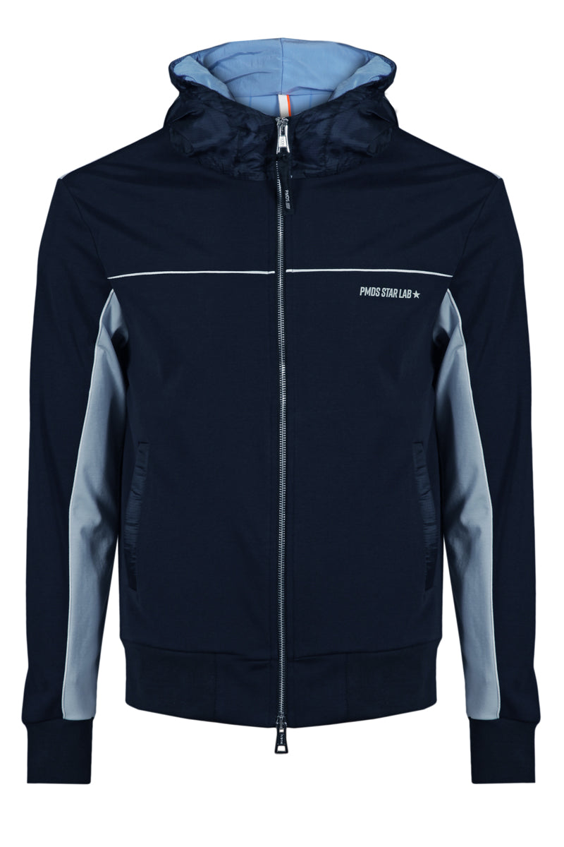 Jacket Full Zip con Cappuccio ABEL T.773 S26JK3849773 in felpa leggera