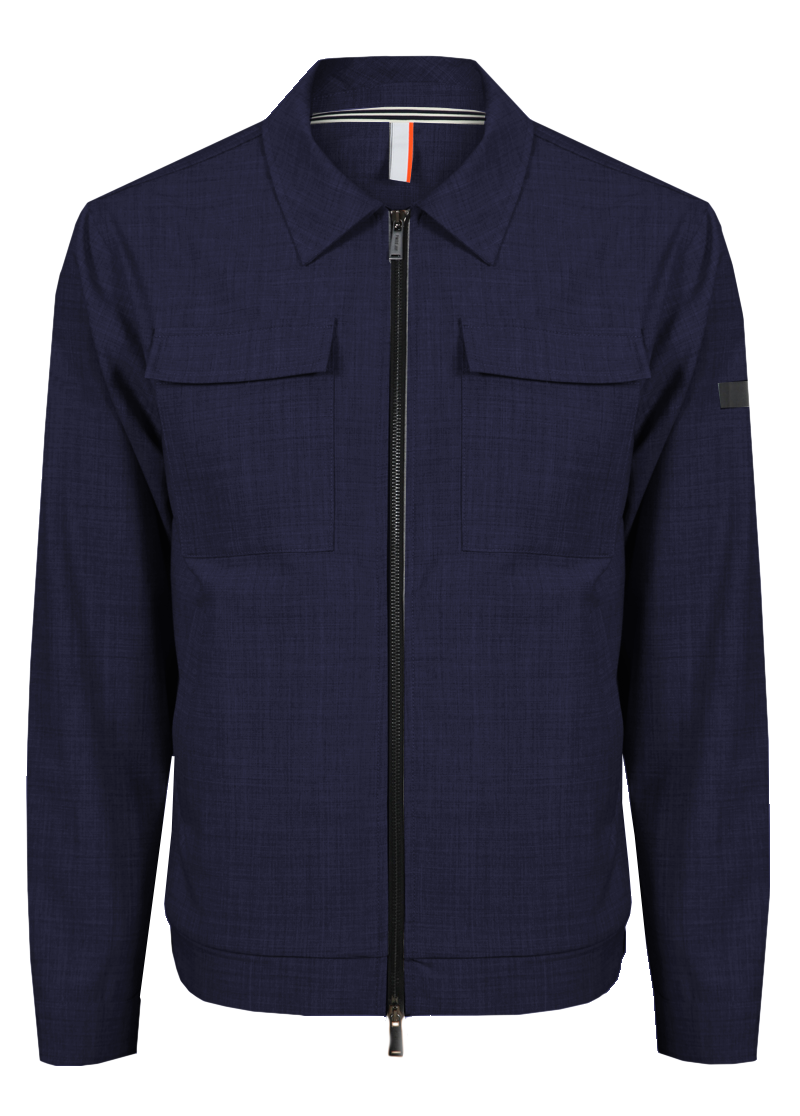 Jacket full zip FREDY T.656 S26JK3841 in fresco lana