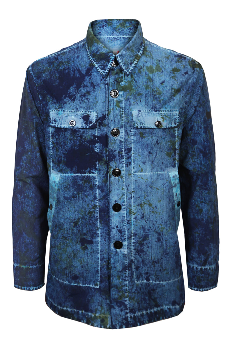 Giacca Overshirt con bottoni THOR WK T.TNY17 L.7090 S26JK3824 in nylon