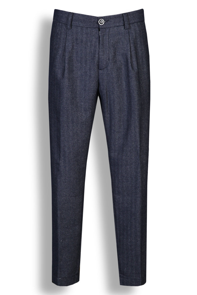 Pantaloni KUMI T.743 F26P6013 in lana e cotone