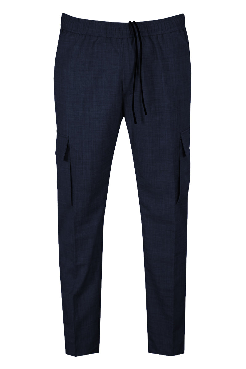 Pantalaccio NEW JOHN T.656 S26P4176 con tasconi laterali in fresco lana