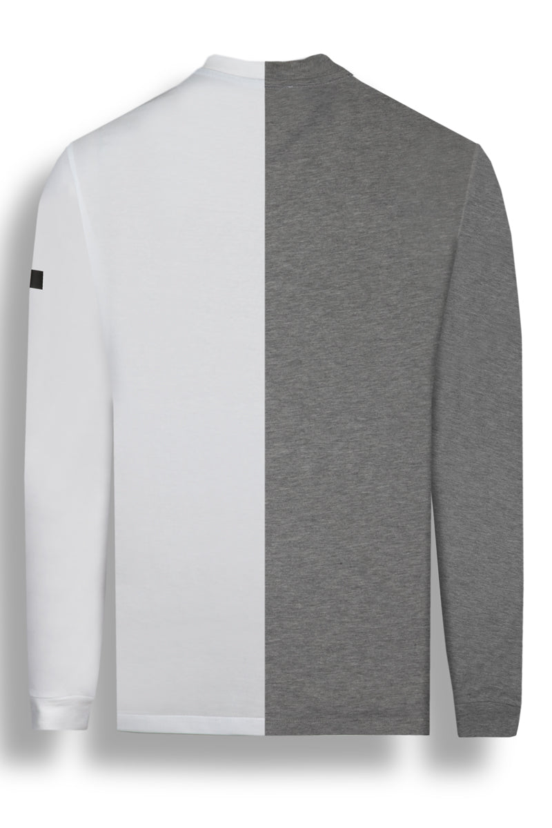 T-shirt Girocollo Manica Lunga UNIKA F26TSL305 Bicolor