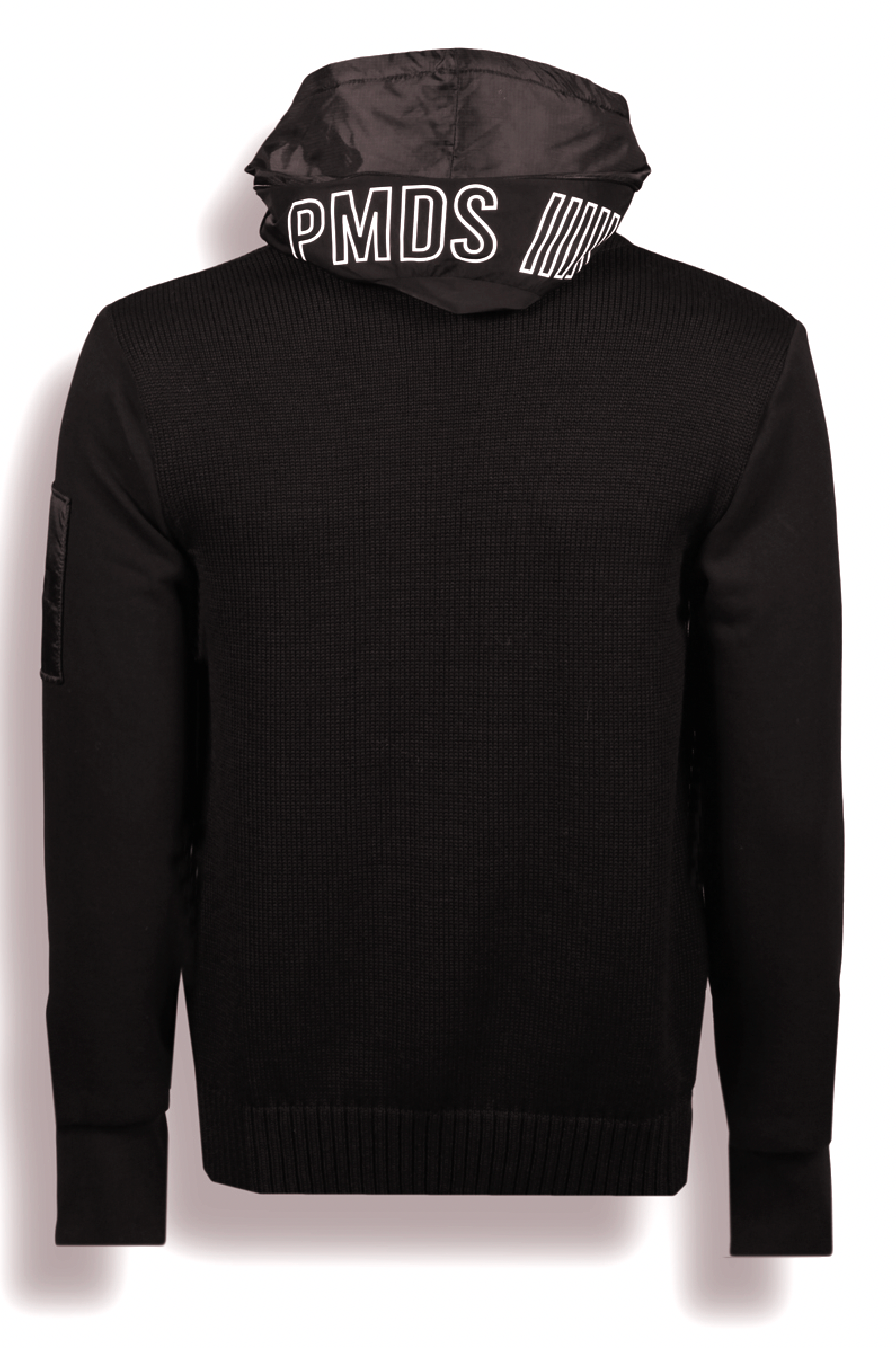 Felpa in Maglia Full Zip con Cappuccio GHEDI TASK F26MGT454